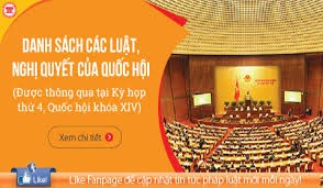 Công văn tuyên truyền phổ biến các luật, nghị quyết được thông qua tại kỳ họp thứ 7 khóa XIV